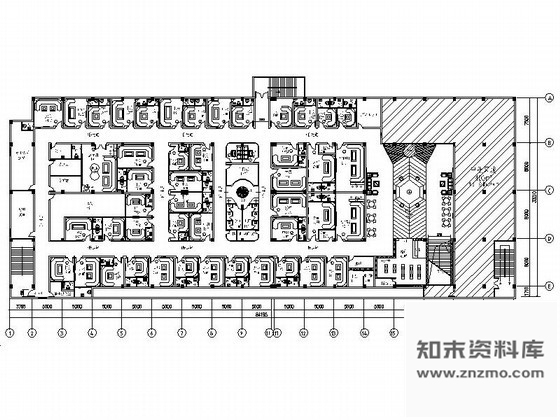 施工图东莞精品时尚量贩式KTV室内装修图