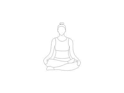 人物 瑜伽人物图块