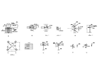 单层门式刚架屋盖厂房施工图（CAD）