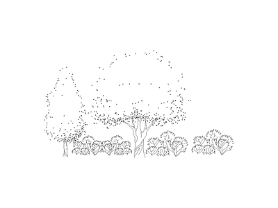 种绿植盆栽图块 植物