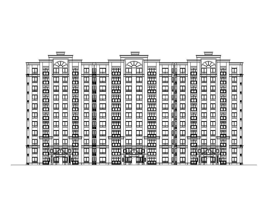 [江苏]特色欧陆风格建筑全套施工图设计（CAD）