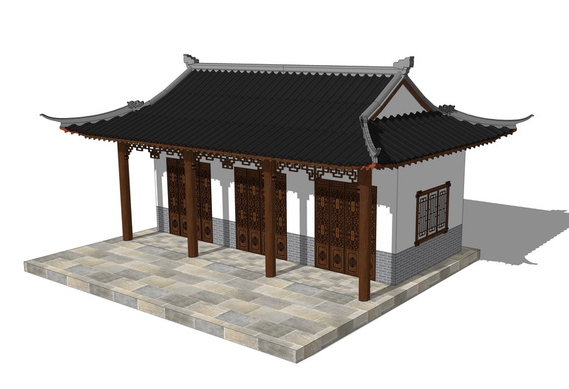古建凉亭 四角亭