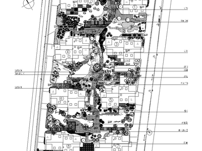 [浙江]杭州吴山公寓居住区景观CAD施工图 居住区景观