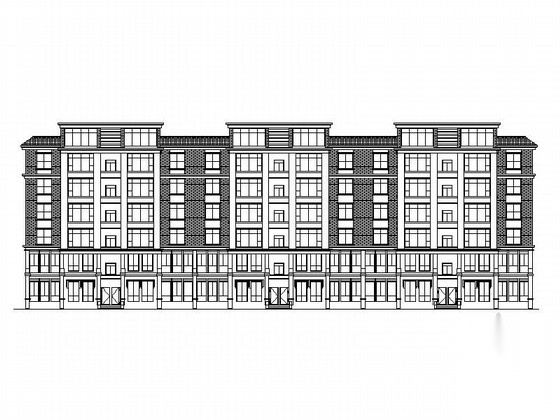 [云南]住宅区规划及框架结构高层住宅楼建筑施工图（知名...