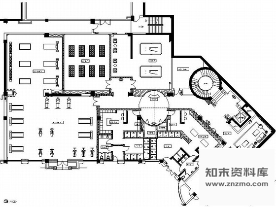 施工图新疆自治区首家高端健身会所室内装修施工图含效果图