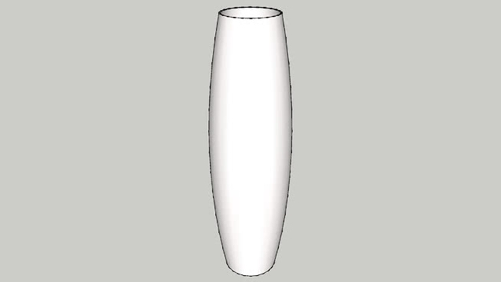 中White Ceramic Vase