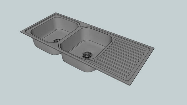 水槽 草图大师模型