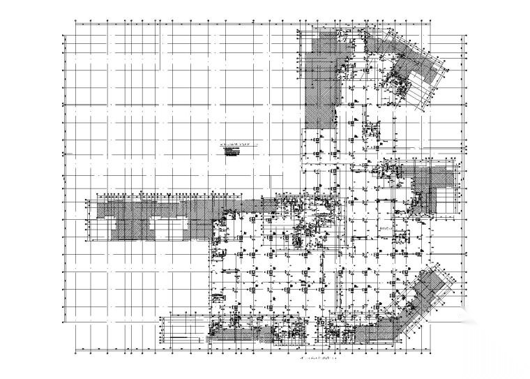 住宅小区地下室人防工程结构施工图 混凝土节点 结构节点图