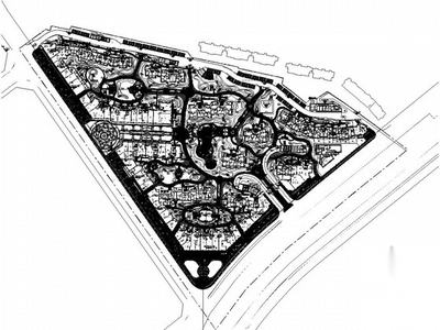 [湖北]欧式花园居住小区全套景观工程施工图纸