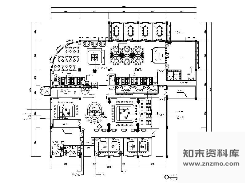 施工图某西式比萨店装修图(含实景)