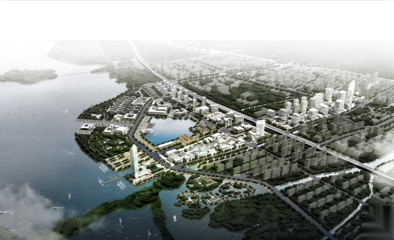 [江苏]现代白色体量多功能城市综合体建筑设计方案文本 规划设计