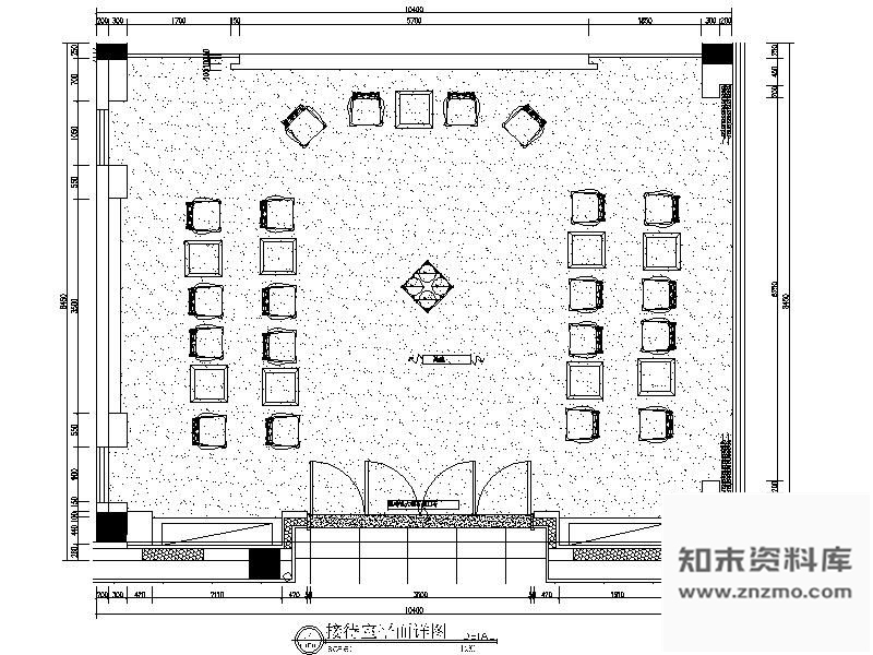 接待室装修详图 施工图