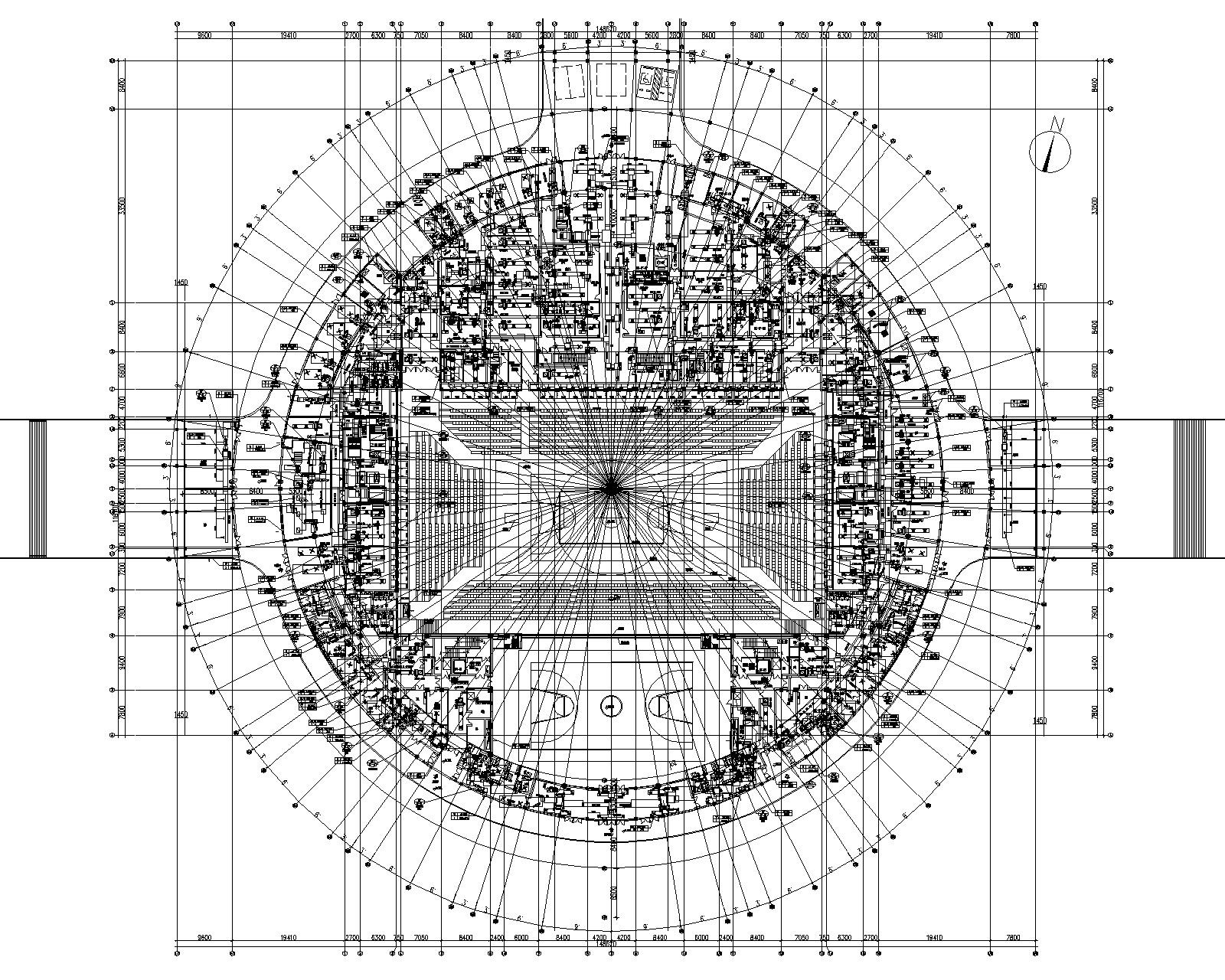 邵阳市体育中心工程_体育馆暖通施工图 建筑暖通