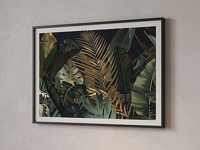 植物主题装饰挂画挂画