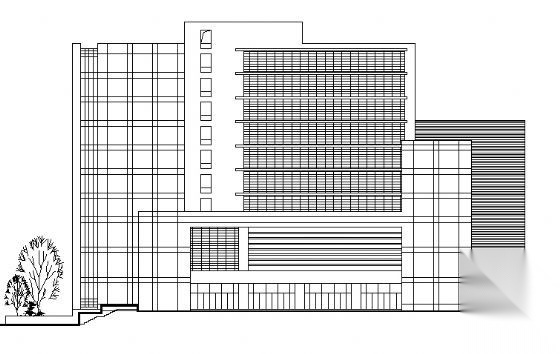 某十层办公楼建筑方案图