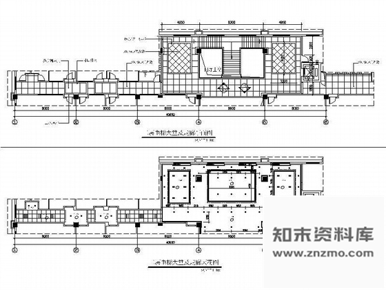 施工图某电梯大堂及走廊装修图