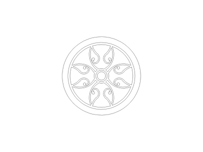 标识标牌构件 中式家具图块
