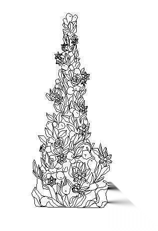 欧式雕花图块18 图库