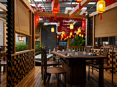 工业风中餐厅