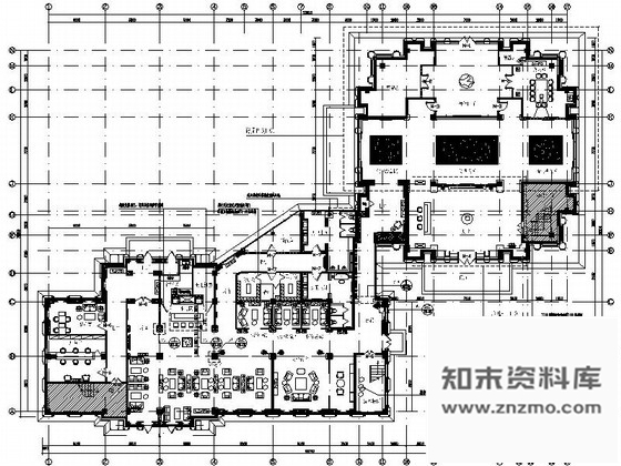 施工图黑龙江创意产业园现代风格售楼处室内装修施工图(含方案)