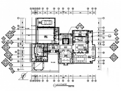 [宁波]名师新古典双层别墅装修设计施工图（含实景）