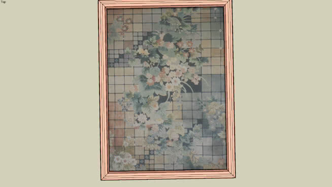 彩色玻璃窗 相框 画 纱窗 日式木障 镜子