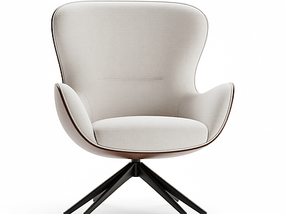 现代旋转扶手椅