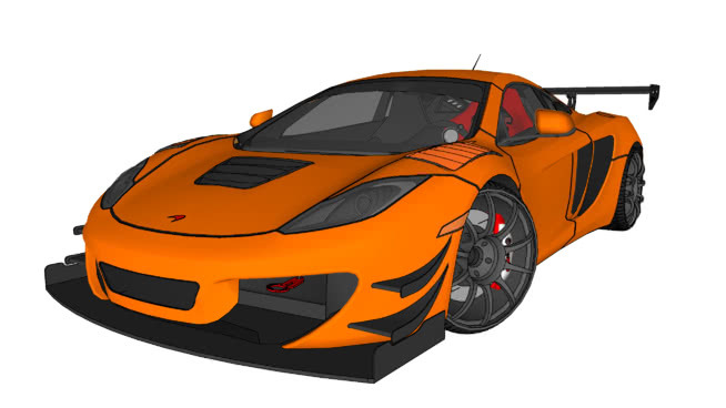 迈凯轮MP4-12C GT3勒芒 跑车 头盔 赛车 机械