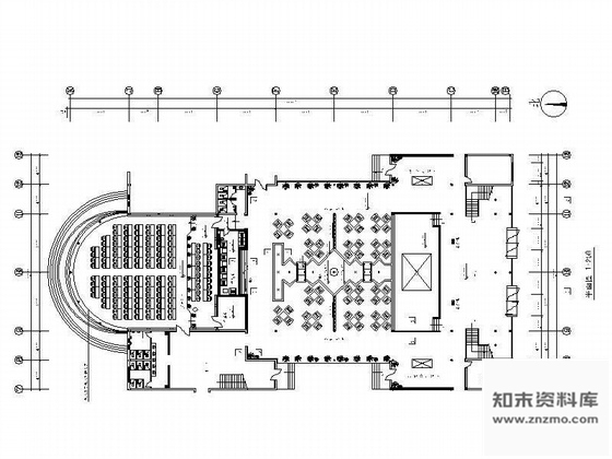 施工图省航天科技产业基地开发公司办公楼装修图