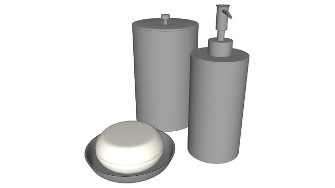 Objetos Banheiro 瓶子 纸巾 皂液器 台灯 滤油器