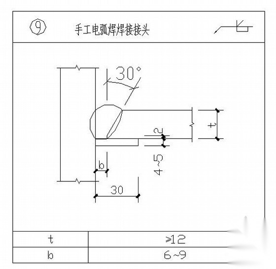 钢结构焊缝节点构造详图 节点