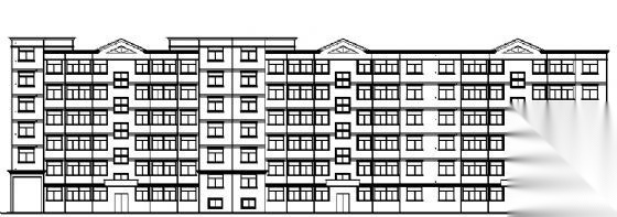 六层错层住宅建筑施工图