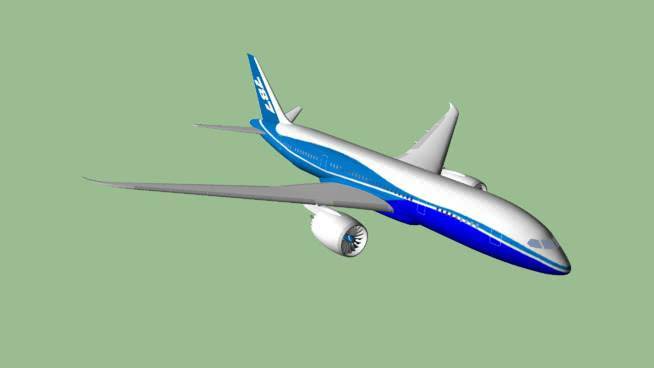 波音787梦幻客机 飞机 客机 翼