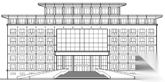 某七层检察院建筑方案图