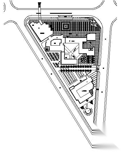 河南私立小学环境景观施工图