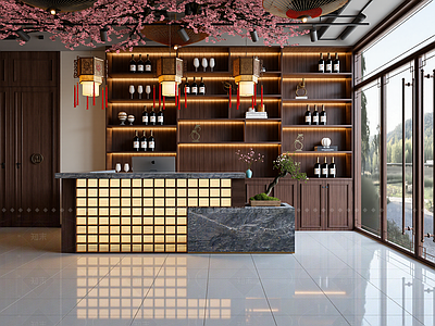 新中式酒店大堂