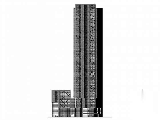 [天津]某三十七层办公综合体建筑施工图（169.1米）