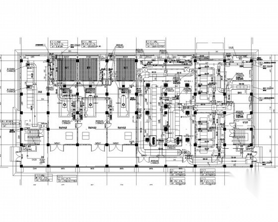[云南]数据中心水暖专业全套设计施工图（动力机房 制冷... 建筑暖通