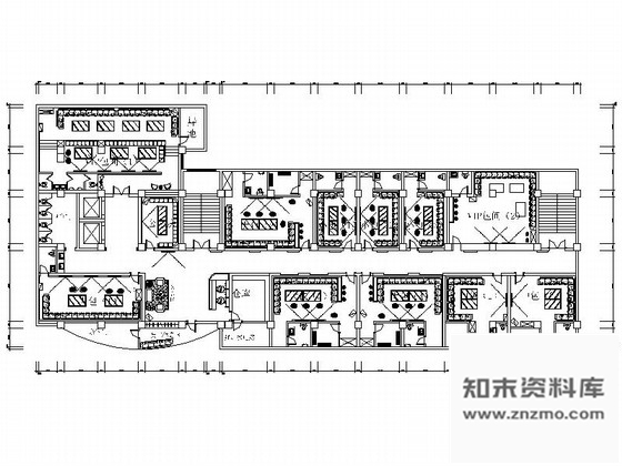 施工图现代时尚奢华风格KTV装修CAD施工图含效果图