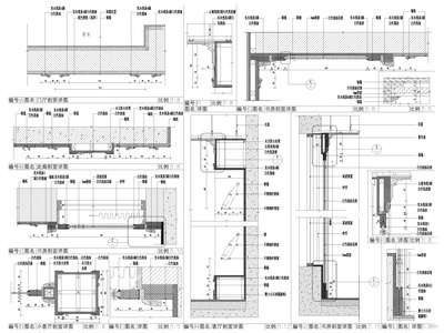 [长沙]桂花城153㎡现代二居室样板房施工图 平层