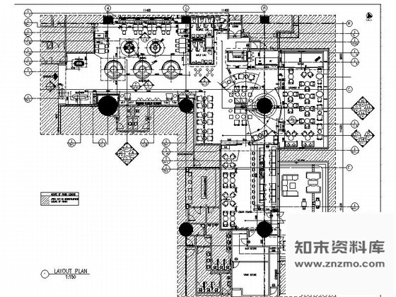 施工图澳门现代粉红色私人会所室内设计CAD施工图含高清实景图