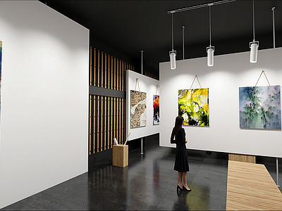 现代艺术展厅