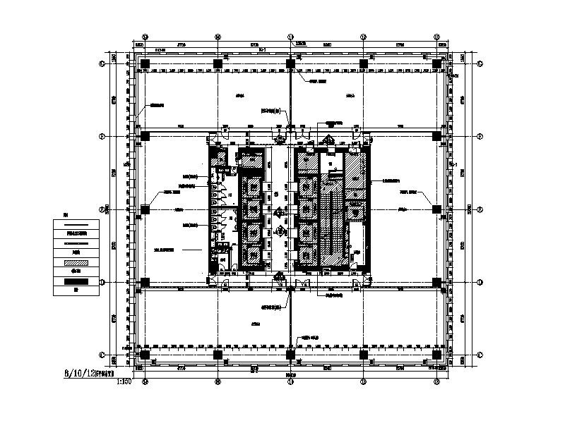 [上海]高级商务办公楼全套施工图（含效果图）