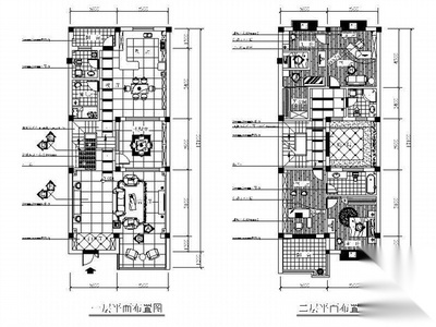 [武汉]四层别墅设计图（含效果及预算）