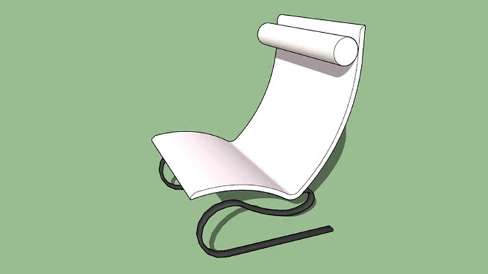 摇椅 草图大师模型