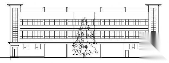 某市四层急救中心建筑方案设计