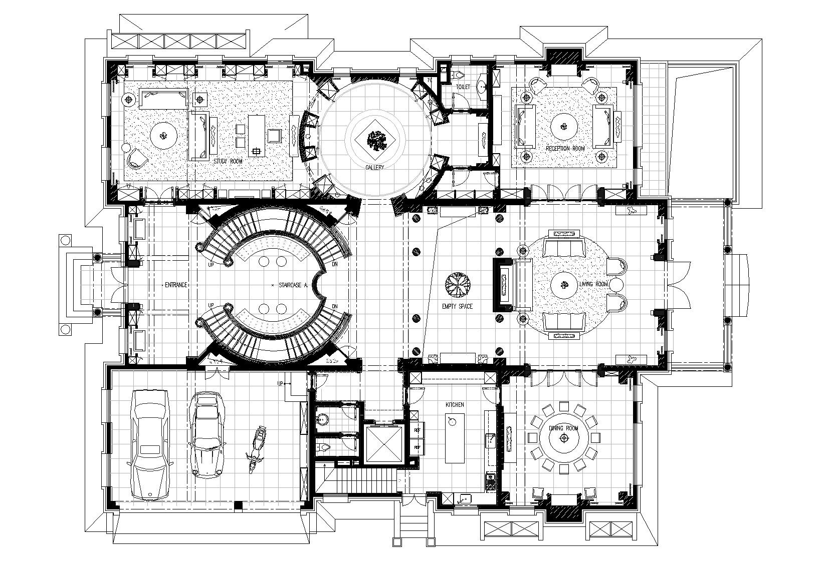 [北京]北京財富公館B1戶型CAD施工图+实景图