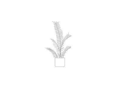 绿植 家具图块