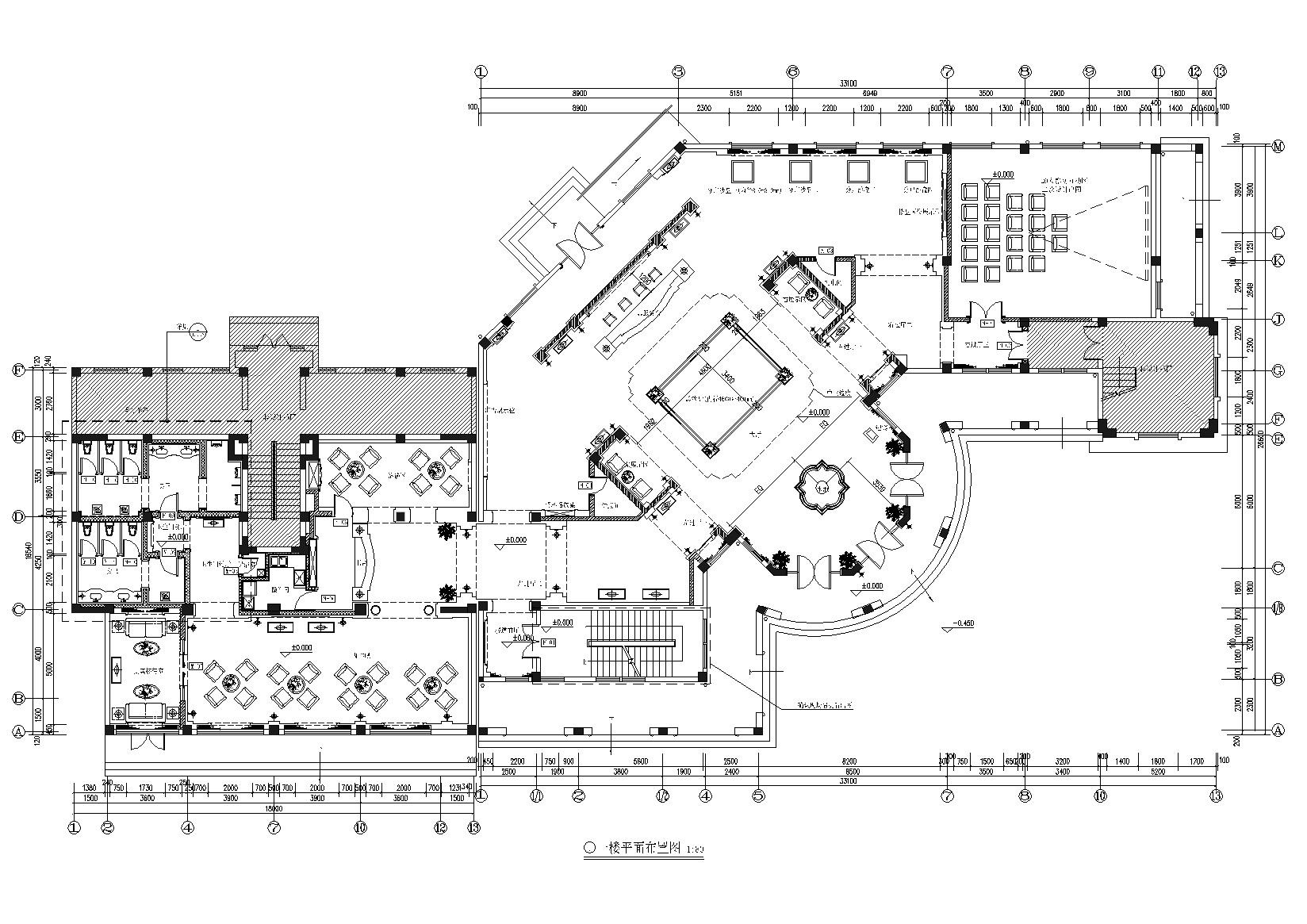 [河南]南阳香溪美地售楼会所施工图+效果图
