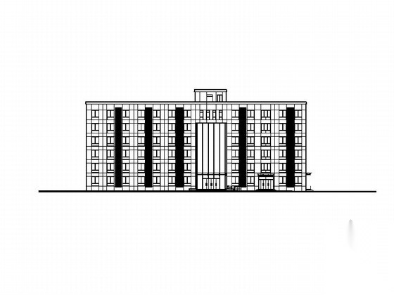 [安徽]六层办公楼建筑施工图(2015年07月图纸)